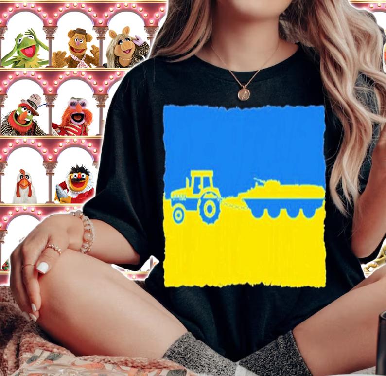 Ukraine Farmer Tractor Stealing A Russian Tank Shirt t-shirt woman shirt