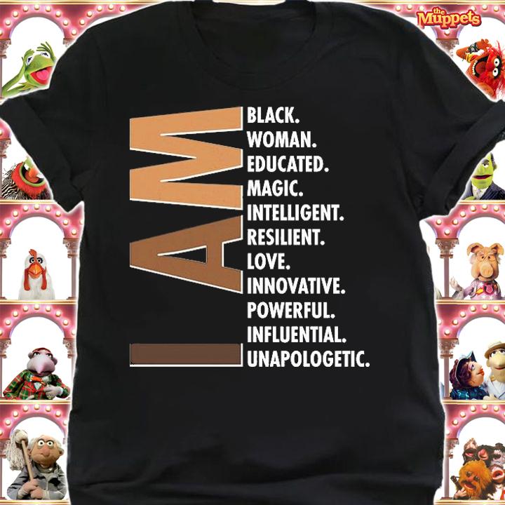 I Am Black Woman Educated Black History Month T-Shirt t-shirt shirt