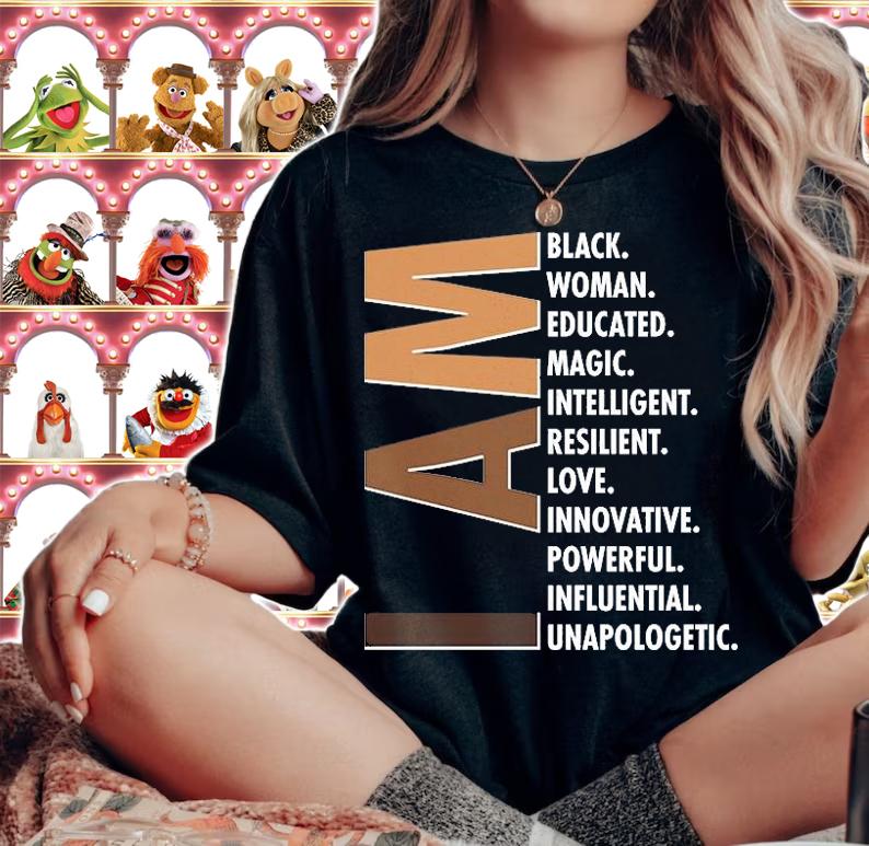 I Am Black Woman Educated Black History Month T-Shirt t-shirt woman shirt