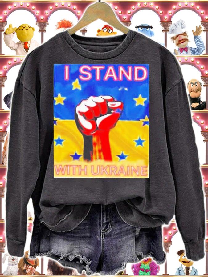I Stand With Ukraine Russian Warship Go Fuck Yourself Free Ukraine T-Shirt t-shirt sweatshirt