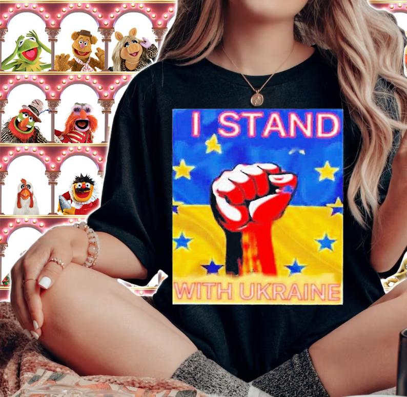 I Stand With Ukraine Russian Warship Go Fuck Yourself Free Ukraine T-Shirt t-shirt woman shirt