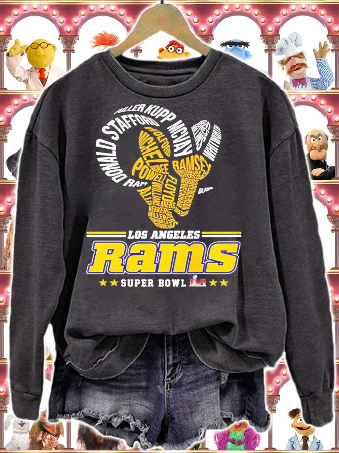 Los Angeles Rams Super Bowl LVI logo shirt t-shirt sweatshirt