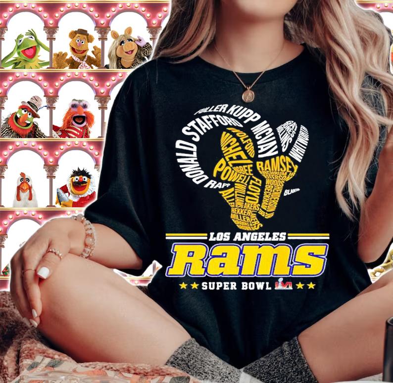 Los Angeles Rams Super Bowl LVI logo shirt t-shirt woman shirt