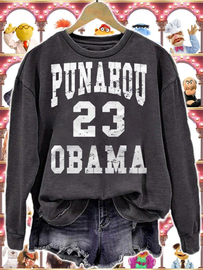 Obama 23 Punahou High School Hawaii Basketball Democratic Shirt t-shirt sweatshirt