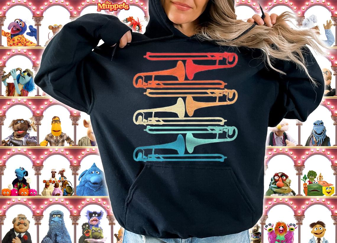 Retro Trombone Pullover Trombone Lover Shirt t-shirt