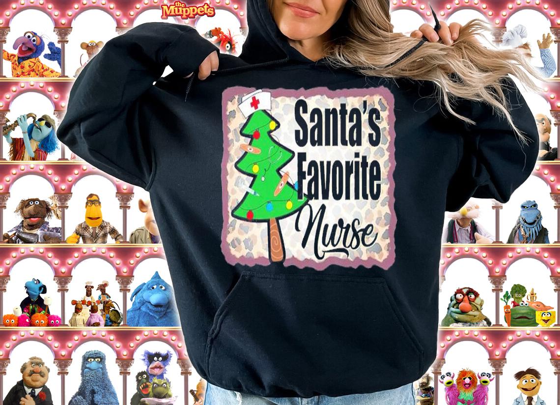 Santa's Favorite Nurse Christmas Shirt t-shirt