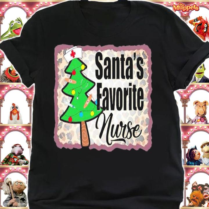 Santa's Favorite Nurse Christmas Shirt t-shirt