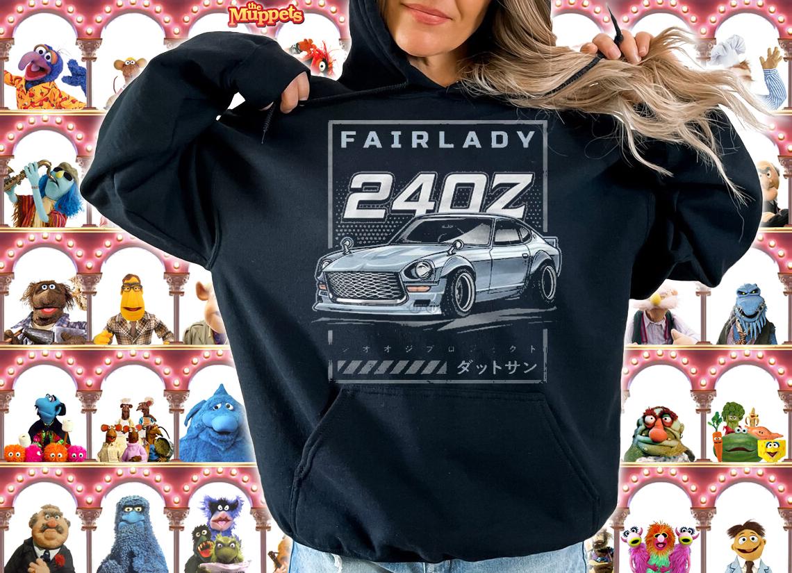 Vintage Car Fairlady 240Z Grey Blue T-shirt t-shirt