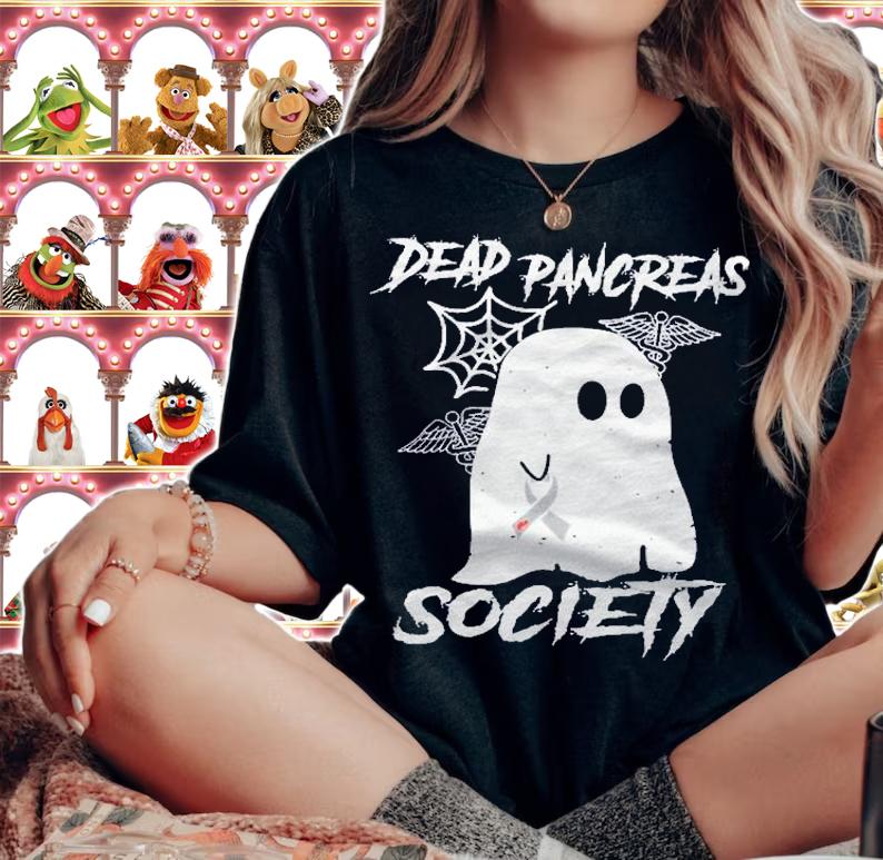 Dead Pancreas Society Funny Ghost Halloween Pancreas Diabetes Classic Shirt t-shirt woman shirt