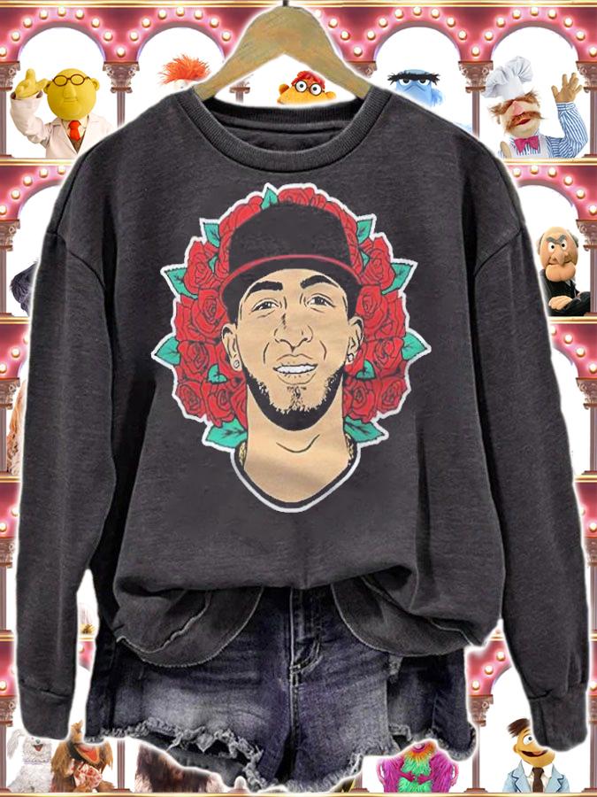 Eddie Rosario rose T-shirt t-shirt