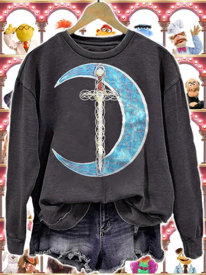 Fantasy Moon and Celtic Sword T-shirt t-shirt