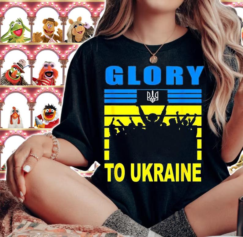 Glory To Ukraine I Stand With Ukraine Ukrainian Freedom Free Ukraine T-Shirt t-shirt woman shirt