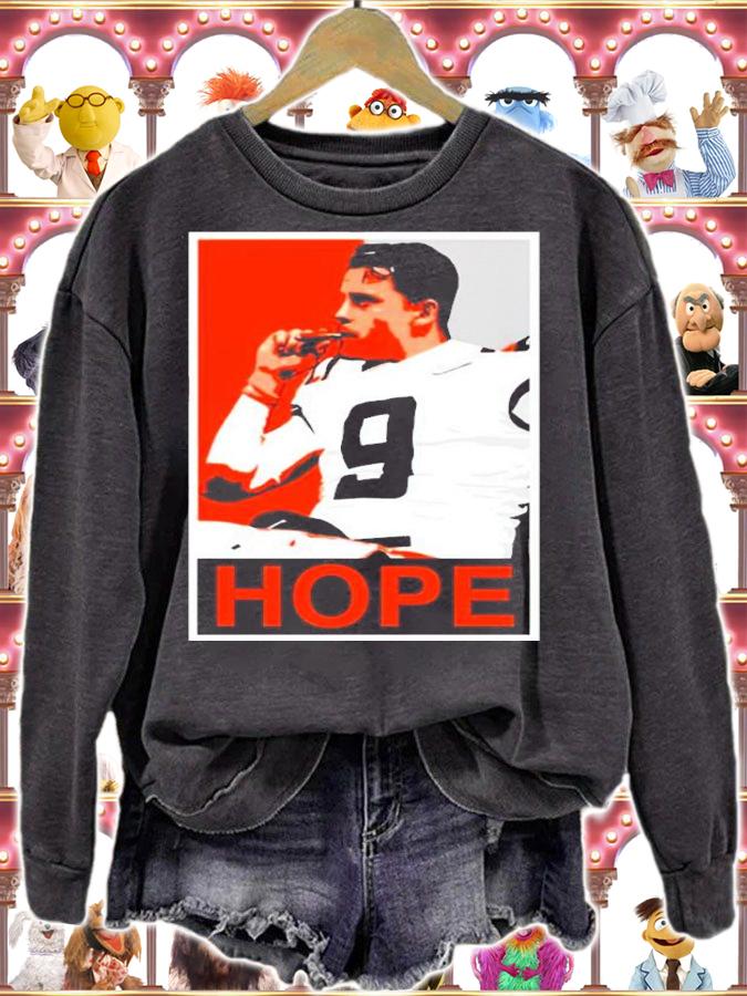 Joe Burrow Smoking Cigar Hope Shirt t-shirt