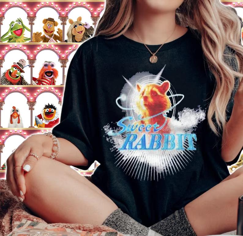 Marvel guardians rocket raccoon sweet rabbit shirt t-shirt woman shirt