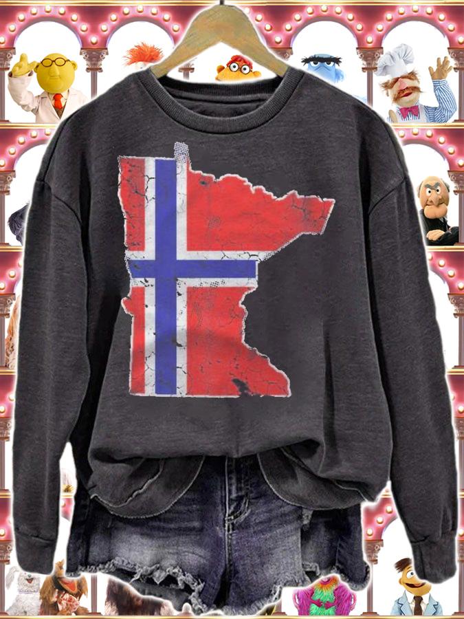 Minnesota Norwegian Norway Norge Shirt Gift t-shirt sweatshirt