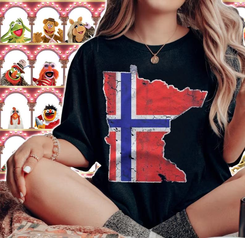 Minnesota Norwegian Norway Norge Shirt Gift t-shirt woman shirt