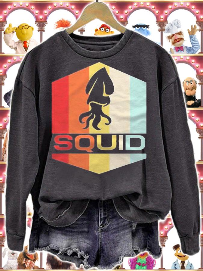 Vintage Squid Octopus Squid Lover Gift Shirt t-shirt sweatshirt