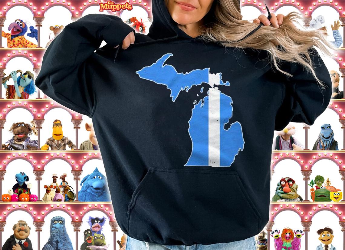 Detroit Football Michigan Lion State Stripe Vintage Shirt t-shirt hoodie