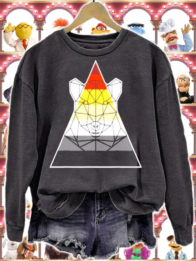Gay Pride Month  Gay Geometric Bear T-Shirt t-shirt sweatshirt