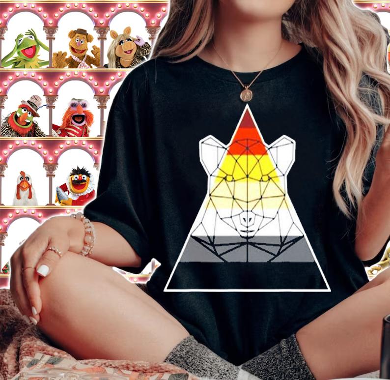 Gay Pride Month  Gay Geometric Bear T-Shirt t-shirt woman shirt