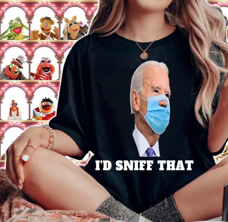 I'd Sniff That Joe Biden Mask Funny T-Shirt t-shirt