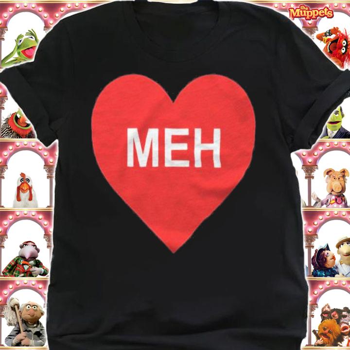Meh Valentine's Day heart T-shirt t-shirt shirt