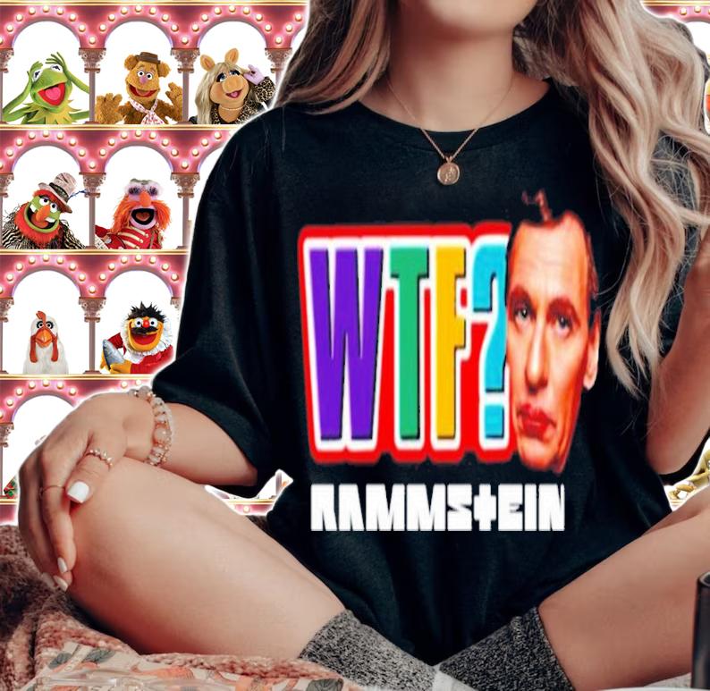 Rammstein Zick Zack WTF Rammstein Shirt t-shirt woman shirt