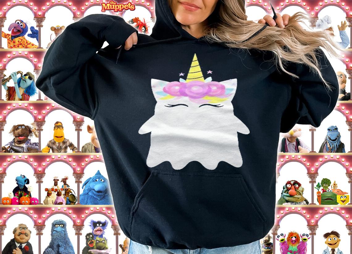 Unicorn Ghost  Happy Halloween Cute Funny Girls Boonicorn Shirt t-shirt hoodie