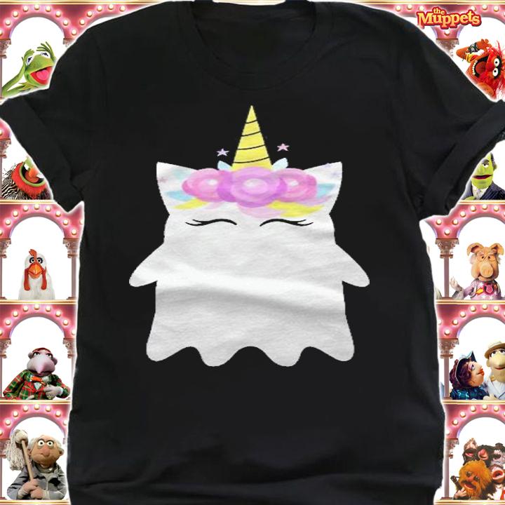 Unicorn Ghost  Happy Halloween Cute Funny Girls Boonicorn Shirt t-shirt shirt