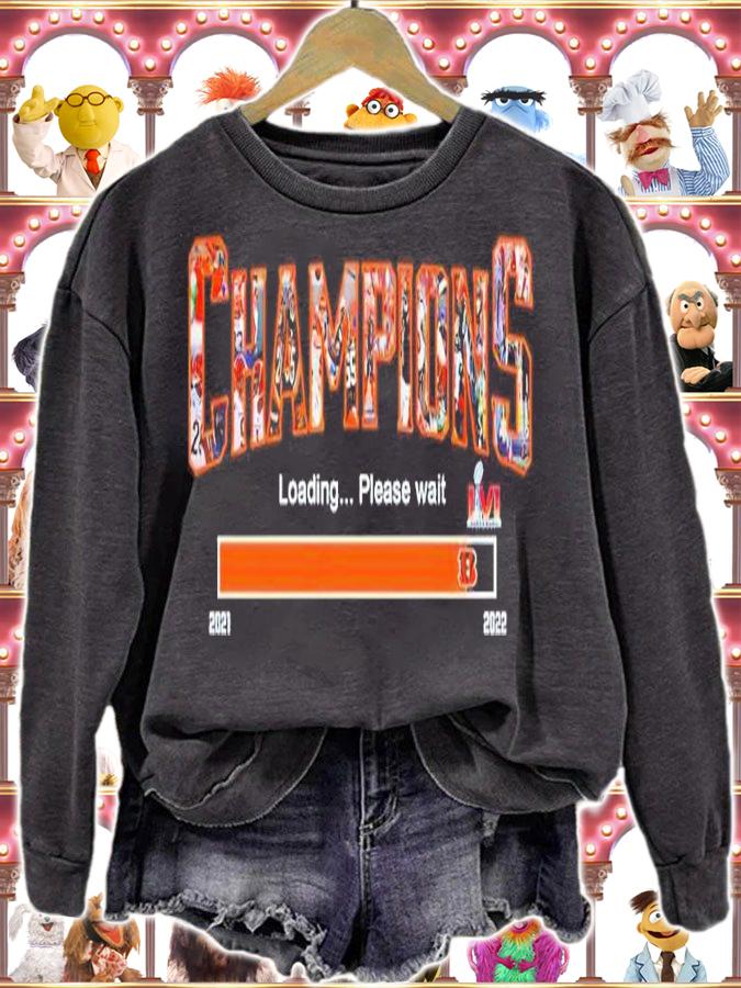Cincinnati Bengals Champions Loading Please Wait Shirt sweatshirt