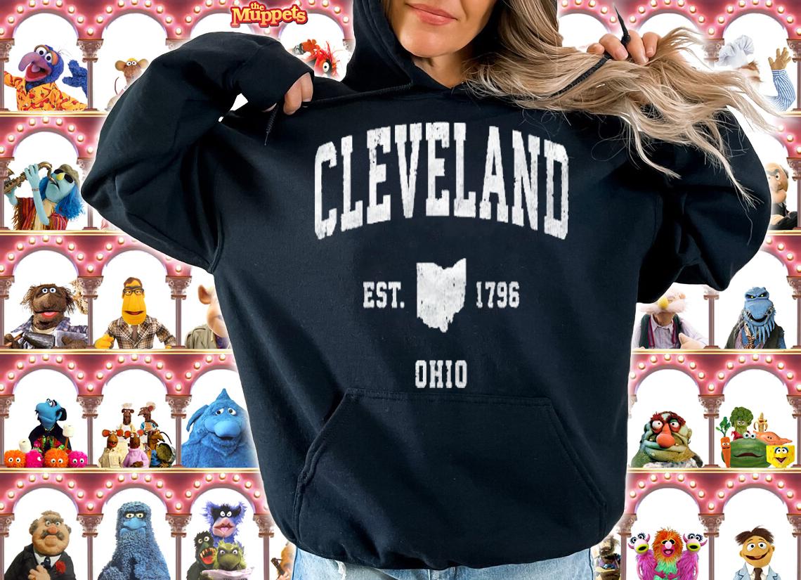 Cleveland Ohio Oh Vintage Athletic Sports Design T-shirt hoodie