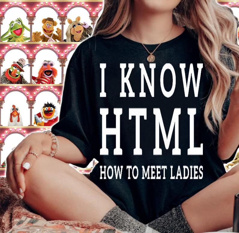 Cool Engineers Couple I Know HTML How To Meet Ladies Shirt Funny Coder Tee HTM T-Shirt woman shirt