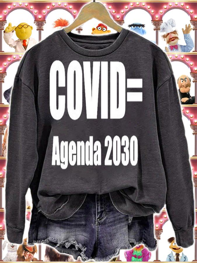 Covid Agenda 2030 T-Shirt sweatshirt