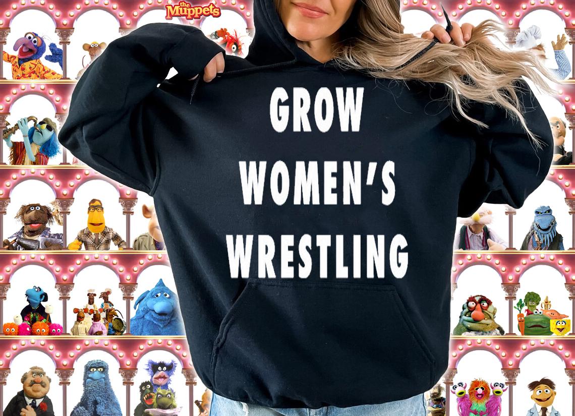 Grow Womens Wrestling Bridge The Divide T-Shirt hoodie