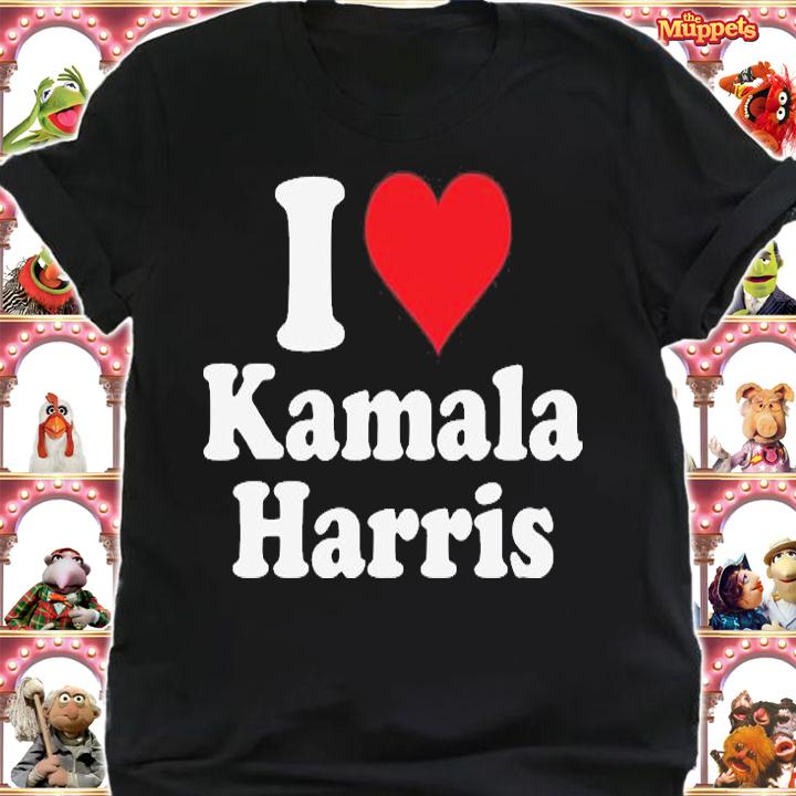 I Love Kamala Pro Democrat Pro Kamala Harris 2024 T-Shirt shirt