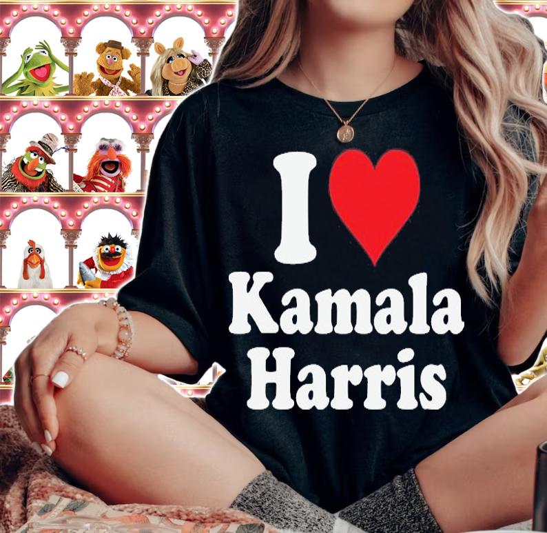 I Love Kamala Pro Democrat Pro Kamala Harris 2024 T-Shirt woman shirt