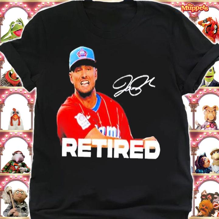 oe Panik Retired MLB Signature T-Shirt shirt
