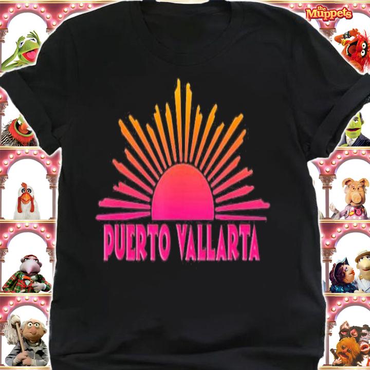 PUERTO VALLARTA Souvenir Gift Sun Sunset Beach T-Shirt shirt