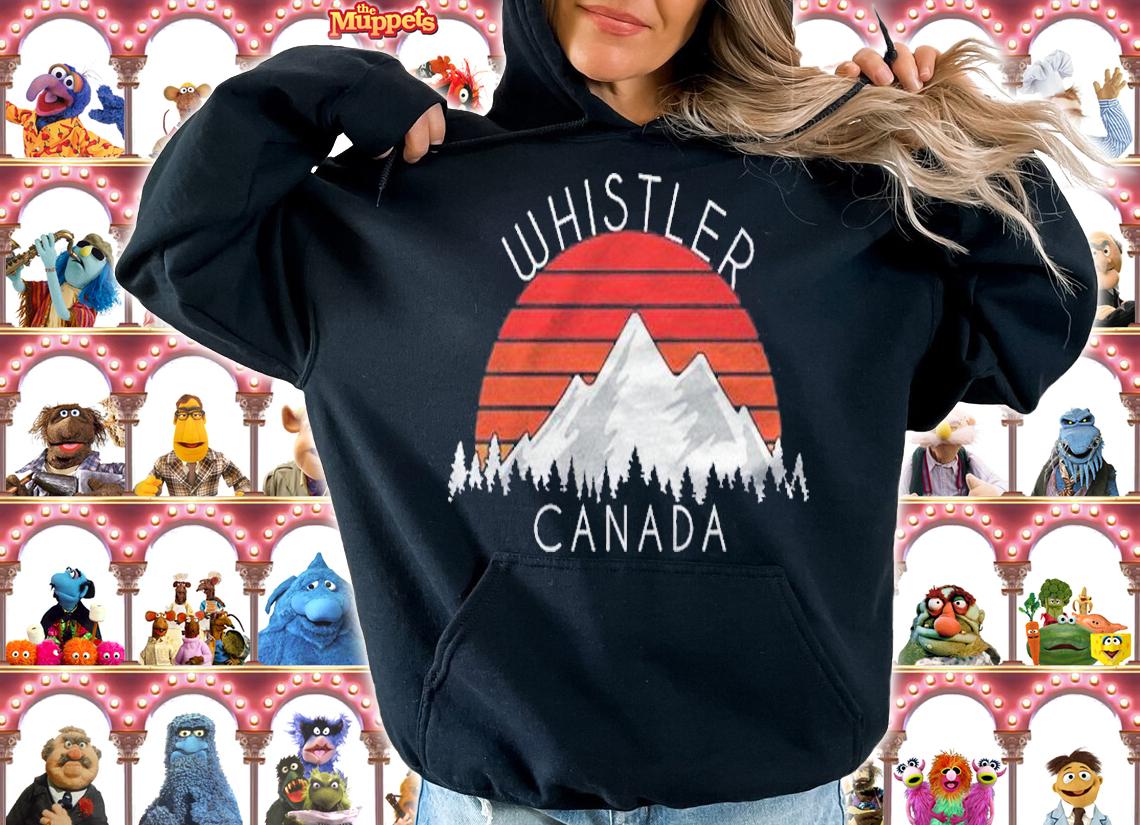 Retro Vintage Whistler, Canada Distressed shirt