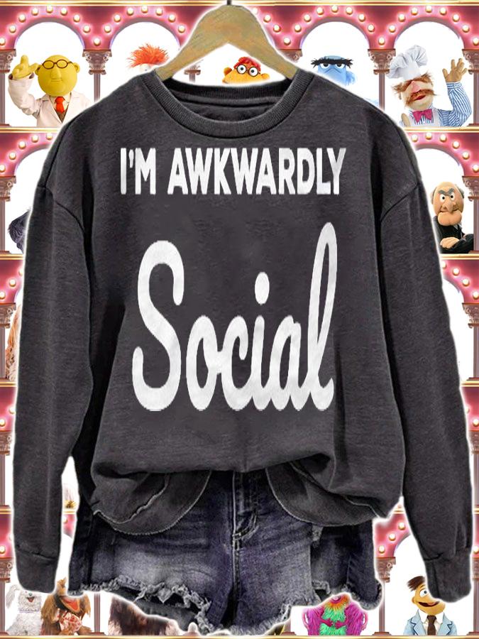 Socially Awkward Im Awkwardly Social Shirt sweatshirt