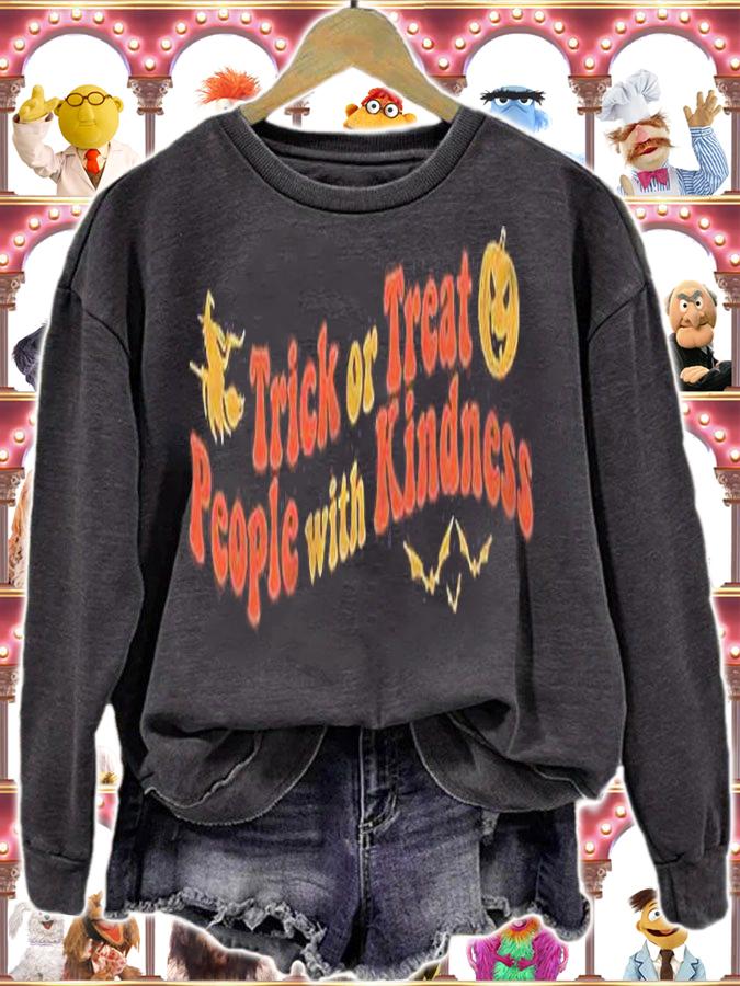 Trick Or Treat People With Kindness Halloween Shirt Premium Shirt sweatshirt