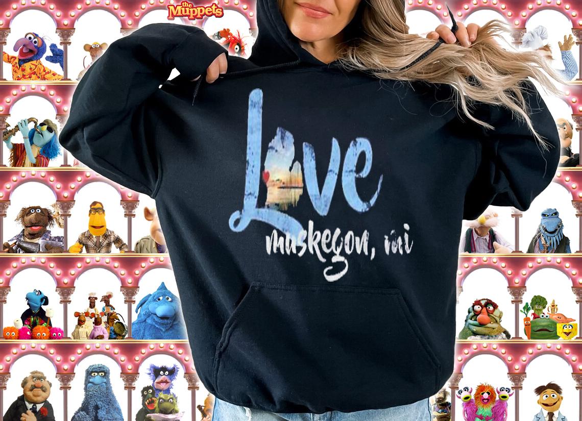 Vintage Love Muskegon Michigan Shirt hoodie
