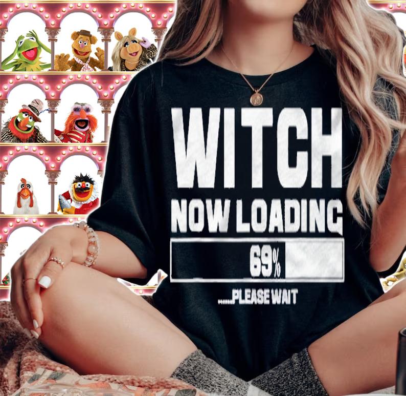 Witch Now Loading Funny Halloween Costume For Women Girl Shirt woman shirt