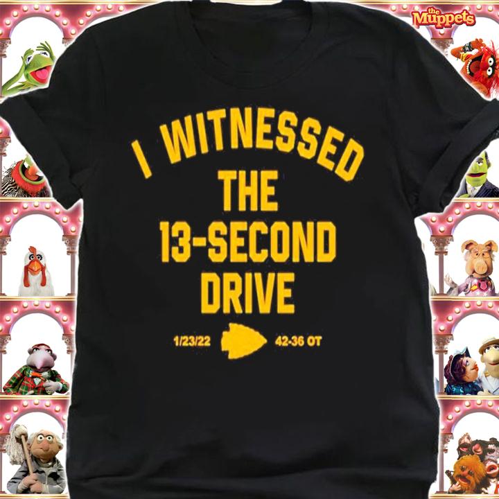 Kansas City Chiefs Toxic Honcho I Witnessed The 13 Second Drive Shirt shirt
