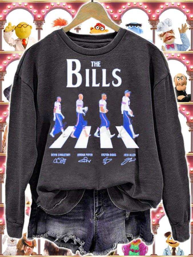 The Buffalo Bills Football Abbey Road Signatures Shirt