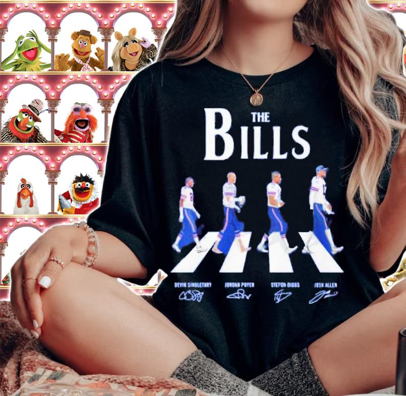 The Buffalo Bills Football Abbey Road Signatures Shirt