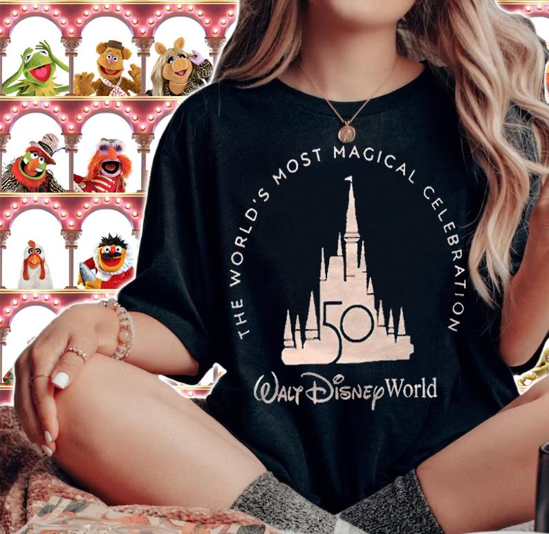 The world's most magical Celebration Walt Disney World 50th T-shirt