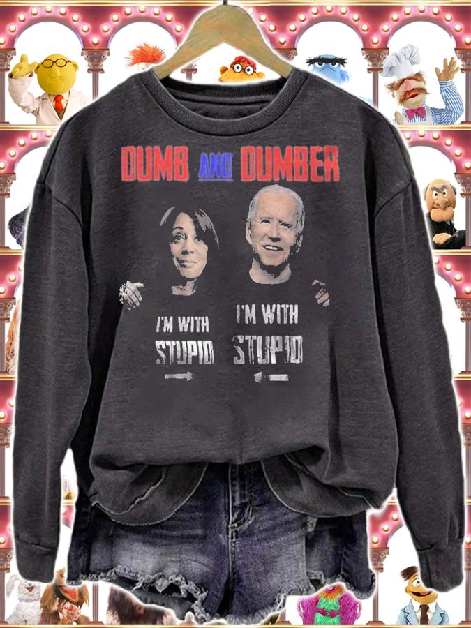 Dumb And Dumber Biden Harris Stupid T-Shirt