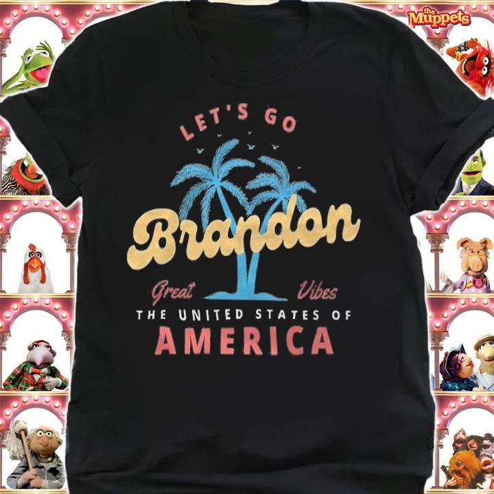 F Joe Biden let's Go Brandon Great Vibes The United States Of America T-Shirt