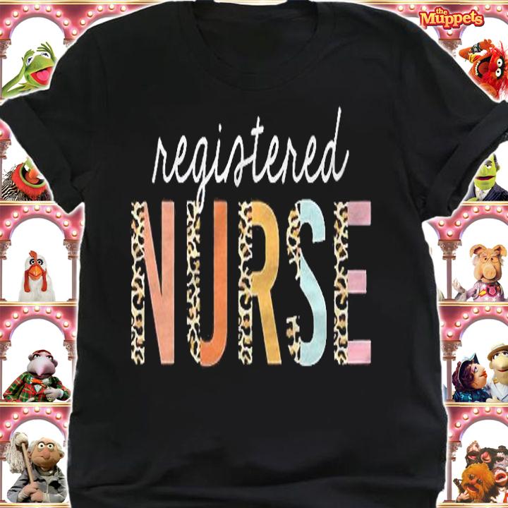 Rn Nurse Leopard Print Registered Nurse Nursing School Women Pullover Shirt shirt